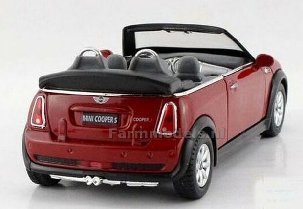 ROOD Mini Cooper S CONVERTIBLE 1:32 Kinsmart KT5059D