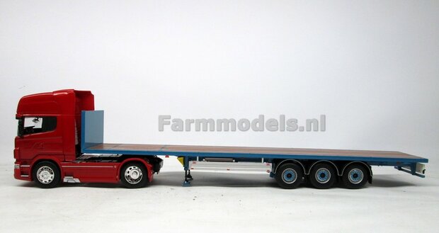 2x Blauwe velgringen &Oslash; 11.55 mm t.b.v. div. trailers: o.a. MarGe Models PACTON/ MEILLER  1:32 