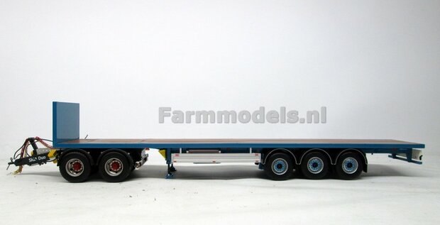 2x Blauwe velgringen &Oslash; 11.55 mm t.b.v. div. trailers: o.a. MarGe Models PACTON/ MEILLER  1:32 