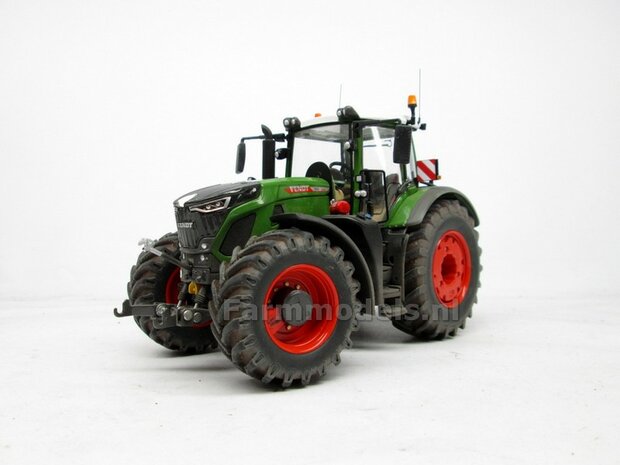 Aluminium Achteras velgen ZONDER MF banden &Oslash; 37.4 x 21.4 mm, geschikt voor de Wiking Fendt 942 (Massieve Aluminium velgen) 1:32              