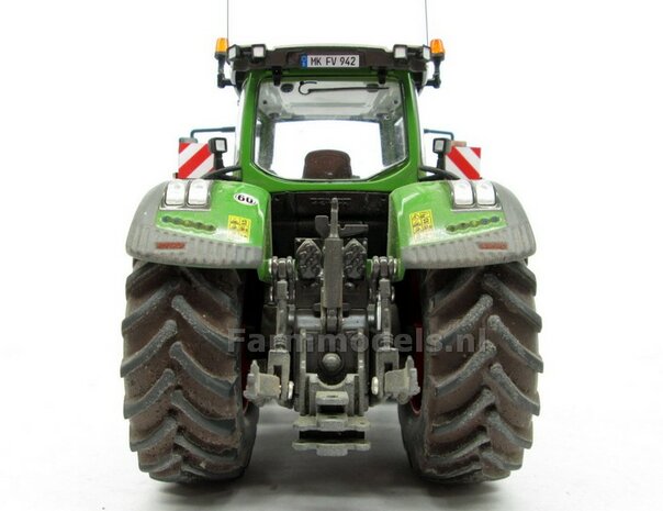 Aluminium Achteras velgen ZONDER MF banden &Oslash; 37.4 x 21.4 mm, geschikt voor de Wiking Fendt 942 (Massieve Aluminium velgen) 1:32              