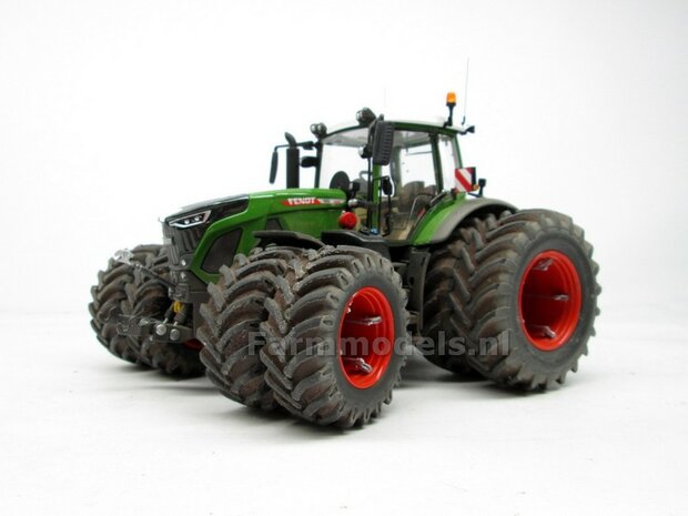 DUBBELLUCHT Aluminium Achteras velgen ZONDER MF banden &Oslash; 37.4 x 20.7 mm, geschikt voor de Wiking Fendt 942 (Massieve Aluminium velgen )                    ) 1:32  