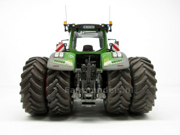 DUBBELLUCHT Aluminium Achteras velgen ZONDER MF banden &Oslash; 37.4 x 20.7 mm, geschikt voor de Wiking Fendt 942 (Massieve Aluminium velgen )                    ) 1:32  