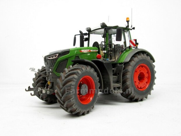  &Oslash; 53.9 x 22.8 mm: FENDT 942 WIKING: 2x Alu. Vooras velgen MET MF banden, geschikt voor de Wiking Fendt 942 (Massieve Aluminium velgen) 1:32 