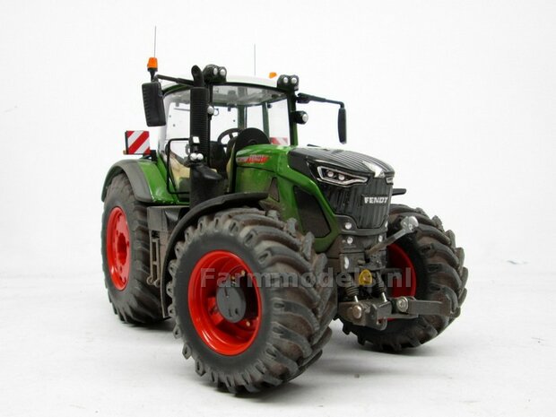  &Oslash; 53.9 x 22.8 mm: FENDT 942 WIKING: 2x Alu. Vooras velgen MET MF banden, geschikt voor de Wiking Fendt 942 (Massieve Aluminium velgen) 1:32 