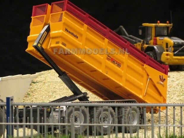 Jan Veenhuis Opzetschot Silagebak / landbouwbak t.b.v haakarm Carrier Bouwpakket 1:32