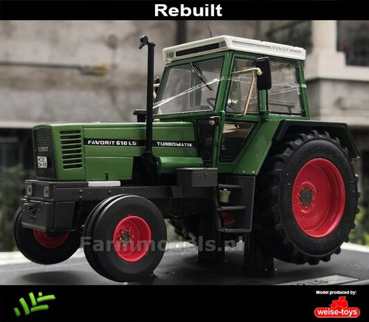 Rebuilt Fendt 610 LS 2WD 1:32 Weise Toys MW1059-R         EXPECTED
