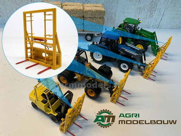 Meijer Fred 3-4 balenklem, Manually Built 1:32 Agri Modelbouw AM-02002   