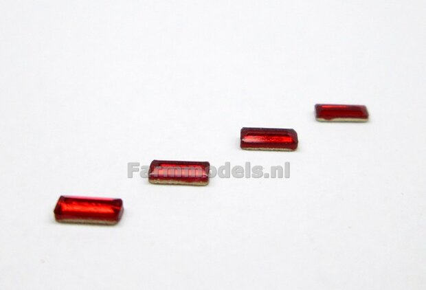 4x Glimmer 1.9 x 4mm rood/diamant 1:32 