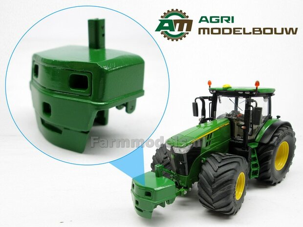 Heftruck gewicht JD groen 1:32 Agri Modelbouw AM01011
