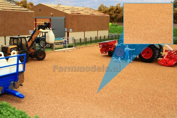 Brown Field Mat 120 x 60 cm 1:32 Brushwood Toys BT2082 