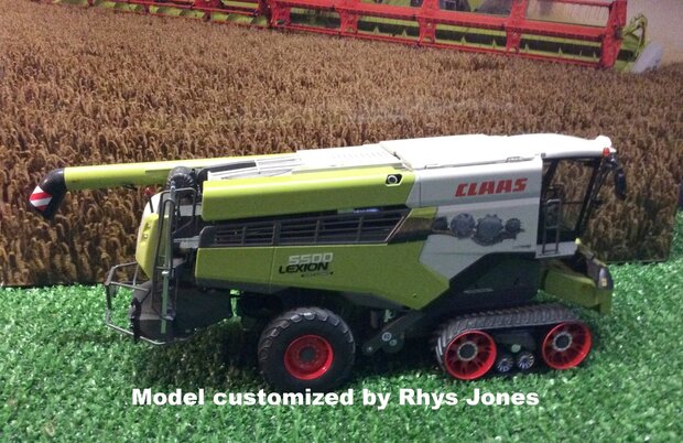 CLaas LEXION 5500 type stickers, Geschikt voor Marge Models Lexion Series, Decals 1:32 Farmmodels.nl 