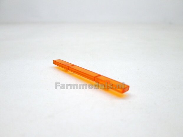 Zwaailamp balk plat 38 mm lengte oranje/ zwaailicht 1:32  SUPERSALE LAST ONES