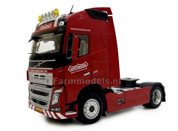 NOOTEBOOM RED 2 Axle Volvo FH16 incl. gratis set Wielkeggen 1:32 Marge Models MM1810-03-01 LAST ONES