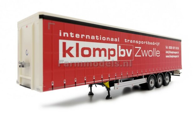 KLOMP PACTON Schuifzeil Trailer met FREE GIFT 1:32 Marge Models MM1902-01-15  