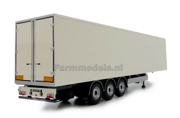 PACTON BOX Trailer WHITE met Free Gift luchtketel 1:32 Marge Models MM1904-01