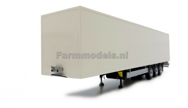 PACTON BOX Trailer WHITE met Free Gift luchtketel 1:32 Marge Models MM1904-01