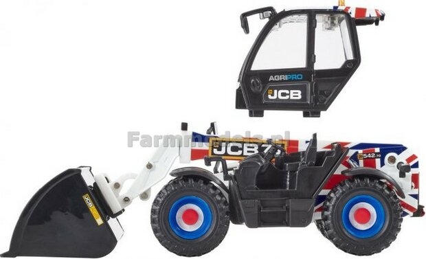 UNION JACK  JCB AgriPro Loadall  Lim. Ed. 5000 stuks 1:32 Britains BR43317