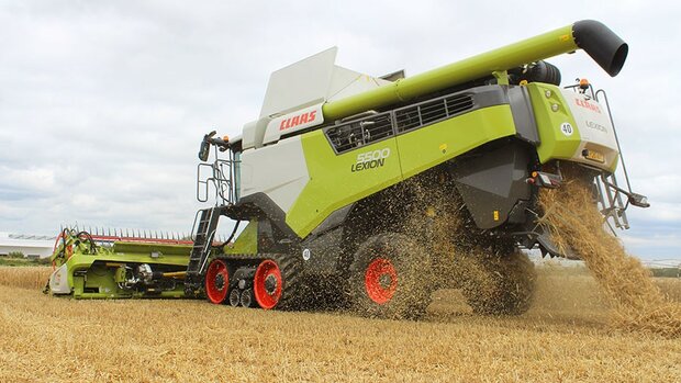 CLaas LEXION 7700 type stickers, Geschikt voor Marge Models Lexion Series, Decals 1:32 Farmmodels.nl 