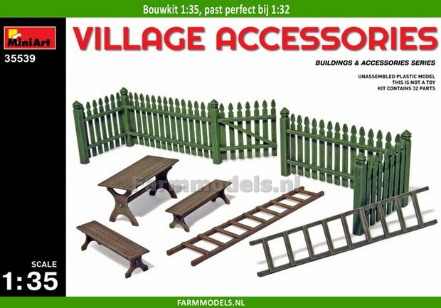 Village Accesories Bouwkit 1:35 (past perfect bij 1:32) MiniArt 35539