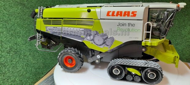 Claas Lexion TT join the revolution stickers, Geschikt voor Marge Models en Wiking Lexion Series,  Pr&eacute;-Cut Decals 1:32