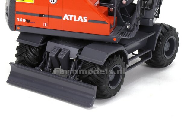 Atlas 160W mobiele kraan type nummer, 3x16 mm-Decals-1:32-Farmmodels.nl