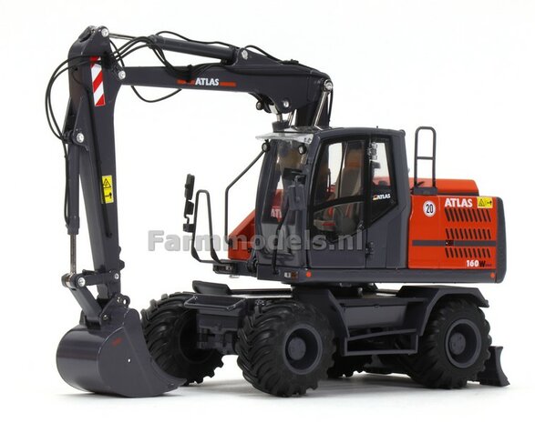 Atlas 160W mobiele kraan type nummer, 3x16 mm-Decals-1:32-Farmmodels.nl