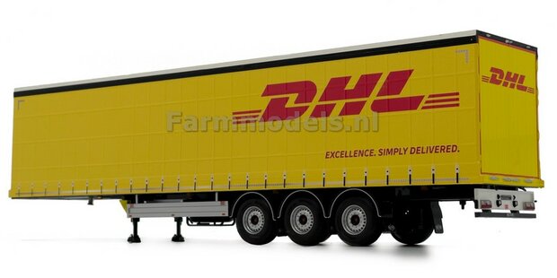 DHL PACTON Schuifzeil Trailer 1:32 Marge Models MM1902-02-01