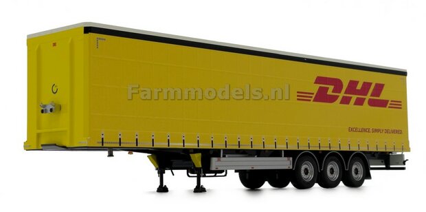 DHL PACTON Schuifzeil Trailer 1:32 Marge Models MM1902-02-01