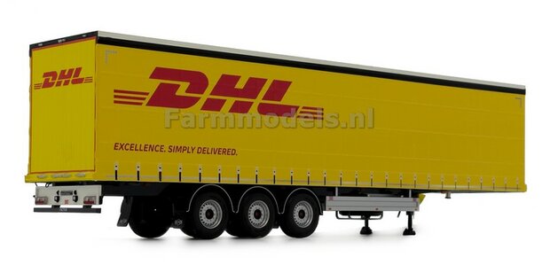 DHL PACTON Schuifzeil Trailer 1:32 Marge Models MM1902-02-01