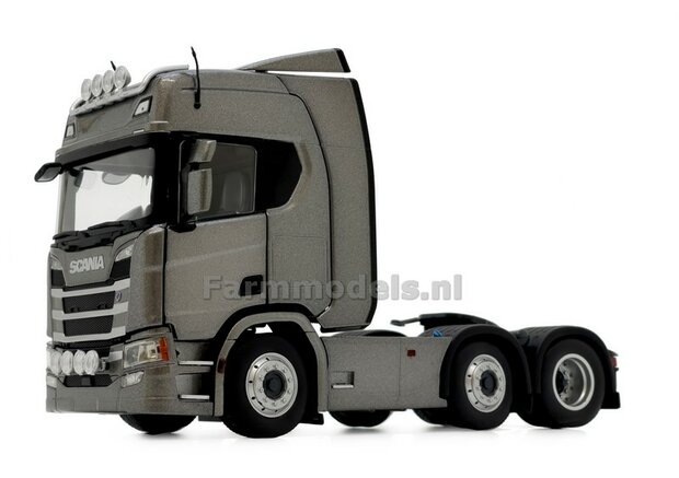 DARK GRAY SCANIA R500 6x2 Donker Grijs Metalic 1:32 MargeModels MM2015-02   