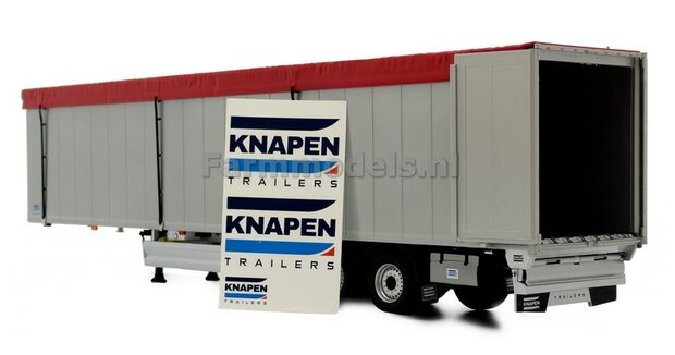 Knapen walking floor trailer RED COVER 1:32 Marge Models MM2016-01