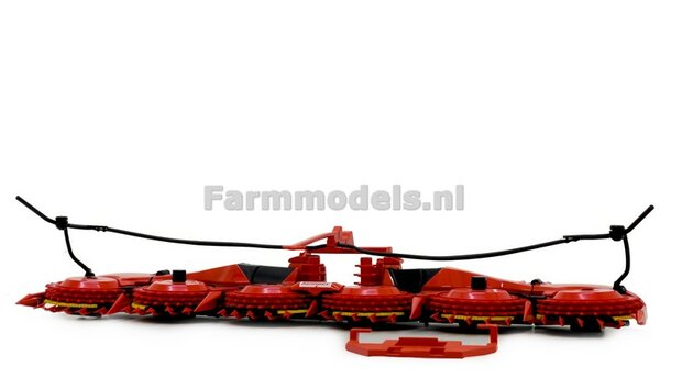 Kemper 490plus header 12 rijer onafhankelijke ma&iuml;sbek met adapter naar Wiking, opklapbaar, 1:32 Marge Models MM2129 