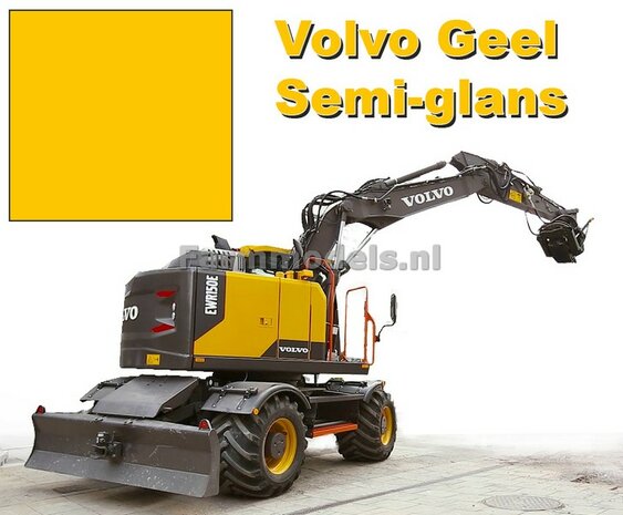 Volvo SEMI-GLANS GEEL Farmmodels series Spuitbus / Spraypaint Farmmodels series is Industrie lak, 400ml. ook voor schaal 1:1 zeer geschikt                      