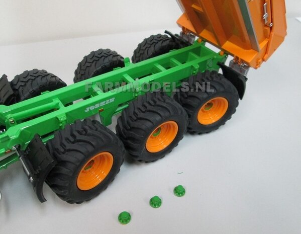 TIP: Bandenwissel  JOSKIN Trans-KTP 27/65 TRM - 3-asser halfpipe gronddumper 1:32