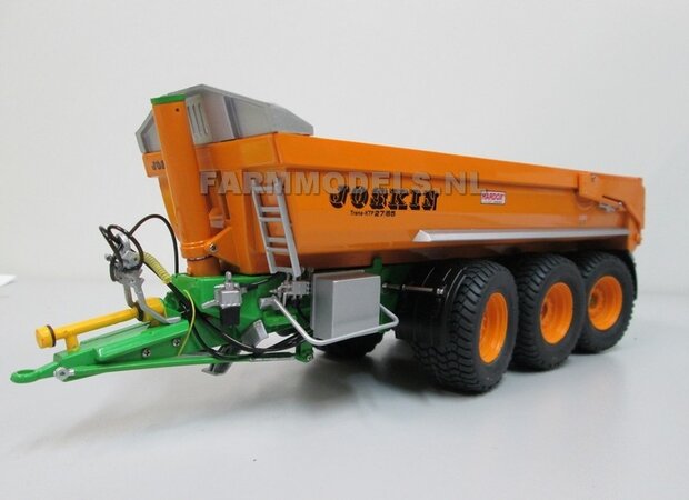 TIP: Bandenwissel  JOSKIN Trans-KTP 27/65 TRM - 3-asser halfpipe gronddumper 1:32