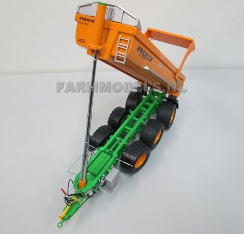 TIP: Bandenwissel  JOSKIN Trans-KTP 27/65 TRM - 3-asser halfpipe gronddumper 1:32