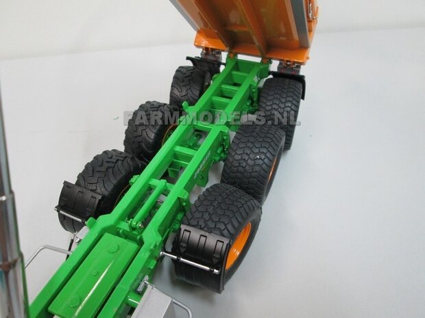 TIP: Bandenwissel  JOSKIN Trans-KTP 27/65 TRM - 3-asser halfpipe gronddumper 1:32