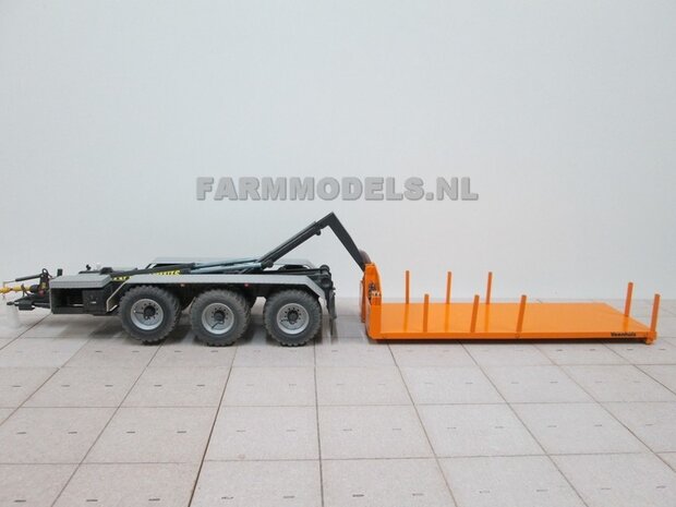 Jan Veenhuis platte bak t.b.v. 3 asser haakarm Carrier Bouwpakket 1:32 