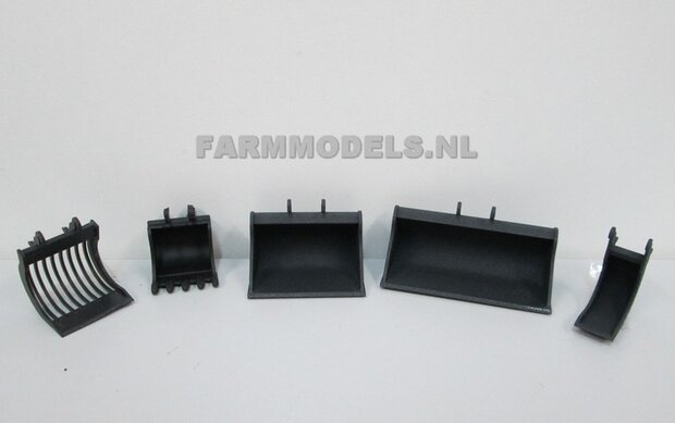 Midigraver bak 60 mm t.b.v. snelwisselset item nr. 535025 t/m 535055  NIEUWE UITVOERING  1:32  