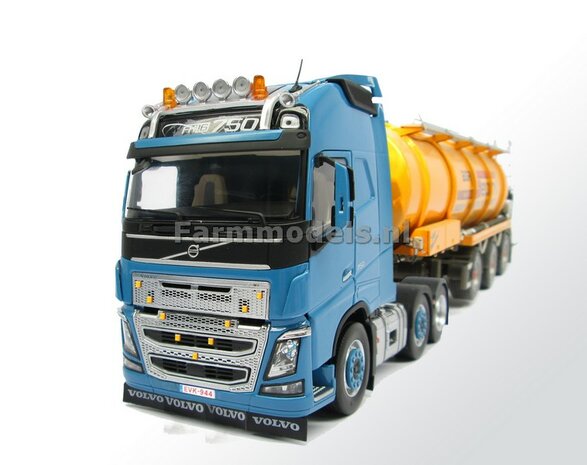 &quot;Kaal&quot; Die Cast Chassis t.b.v. VOLVO FH16 MarGe Models in kleur geleverd 1:32 