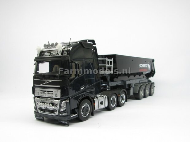 &quot;Kaal&quot; Die Cast Chassis t.b.v. VOLVO FH16 MarGe Models in kleur geleverd 1:32 