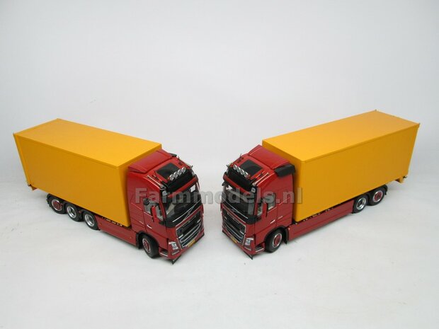 &quot;Kaal&quot; Die Cast Chassis t.b.v. VOLVO FH16 MarGe Models in kleur geleverd 1:32 