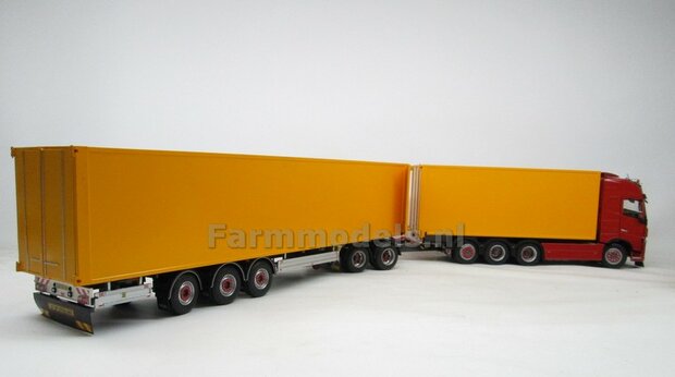 &quot;Kaal&quot; Die Cast Chassis t.b.v. VOLVO FH16 MarGe Models in kleur geleverd 1:32 