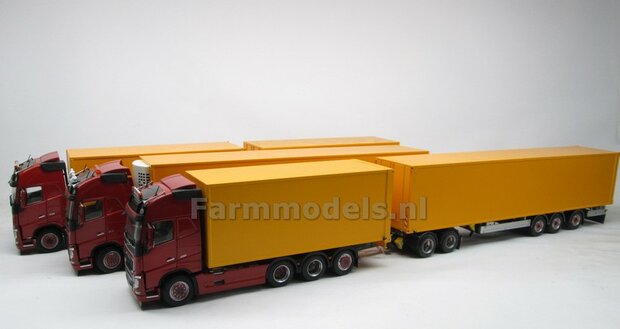 &quot;Kaal&quot; Die Cast Chassis t.b.v. VOLVO FH16 MarGe Models in kleur geleverd 1:32 