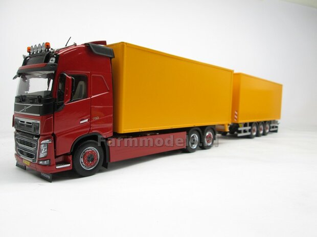 &quot;Kaal&quot; Die Cast Chassis t.b.v. VOLVO FH16 MarGe Models in kleur geleverd 1:32 