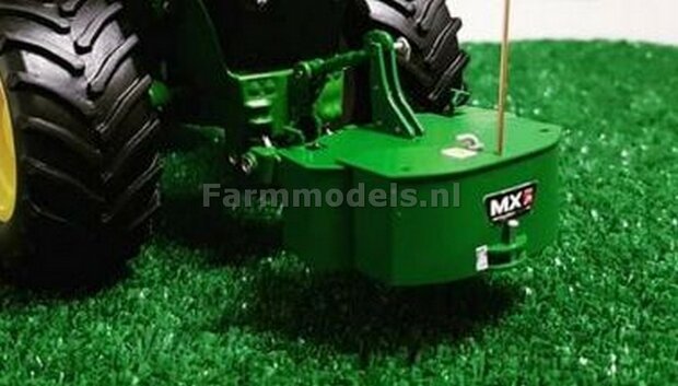 MultiMass MX frontgewicht 1200 kg inclusief toebehoren, zonder extensie, onbewerkt 1:32 UM383 Base