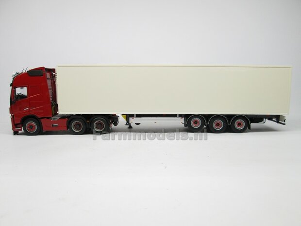 OMBOUW KIT stuur-as naar VASTE LIFT-AS + chassis deel t.b.v. VOLVO FH16 MarGe Models  BOUWKIT 1:32 (HTD)