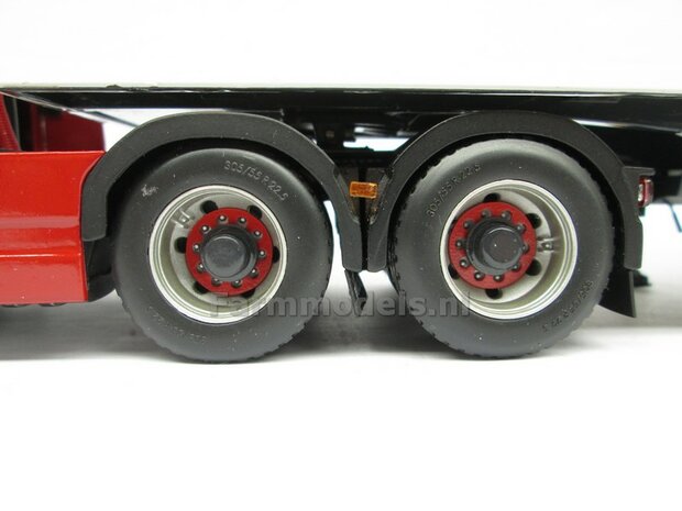 OMBOUW KIT stuur-as naar VASTE LIFT-AS + chassis deel t.b.v. VOLVO FH16 MarGe Models  BOUWKIT 1:32 (HTD)