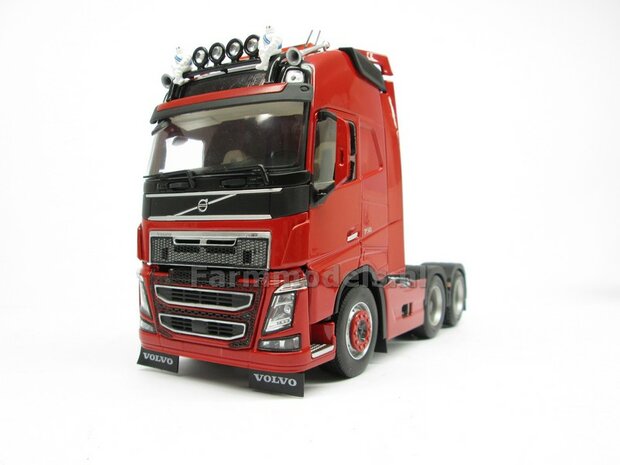 OMBOUW KIT stuur-as naar VASTE LIFT-AS + chassis deel t.b.v. VOLVO FH16 MarGe Models  BOUWKIT 1:32 (HTD)